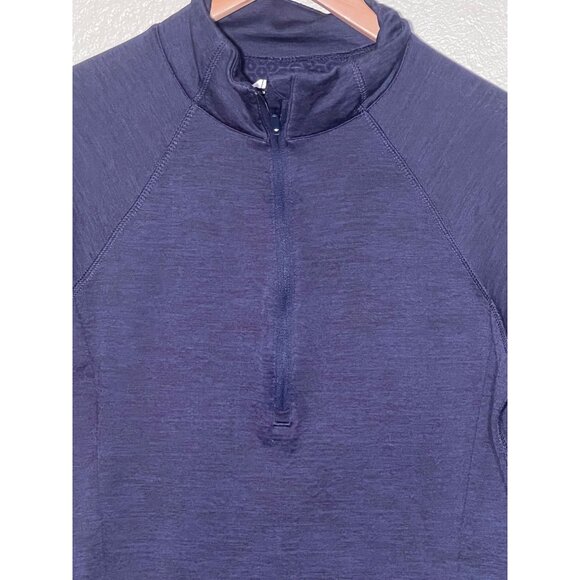 Avia 1/4 Zip Performance/ Activewear pullover LS top Blue Reflective size XL - Picture 4 of 12